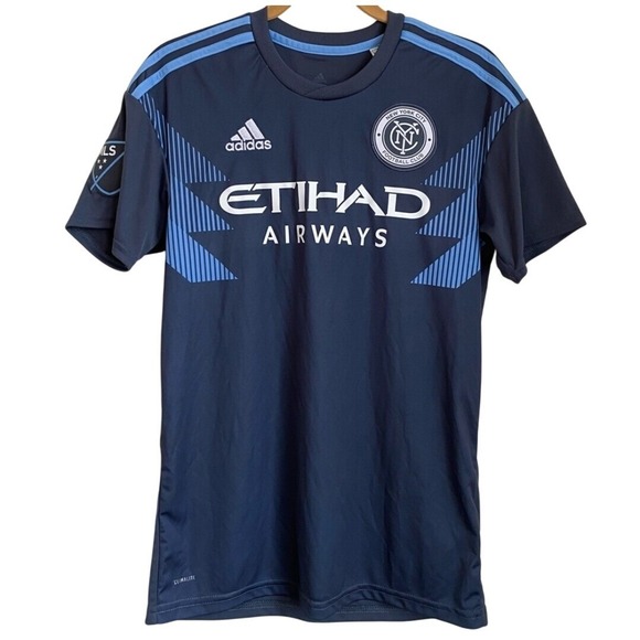 adidas Other - Adidas 2018 NYC‎ Football Club Jersey Etihad Airways MLS Soccer Shirt S NWT